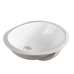 Oliveri Oslo Undermount Oval Basin - White OS536 by Oliveri, a Basins for sale on Style Sourcebook