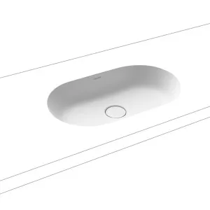 Kaldewei Centro 610mm Undercounter Washbasin - Matte White 01-3059-0711K by Kaldewei, a Basins for sale on Style Sourcebook