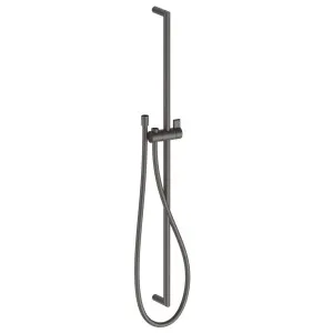 Fantini Soho Shower Rail & Hose 60cm - Matte Gun Metal PVD 86P58145 by Fantini, a Showers for sale on Style Sourcebook
