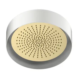 Fantini Acquafit Round Ceiling Shower with Frame - Gold Plus 7901K062 by Fantini, a Showers for sale on Style Sourcebook