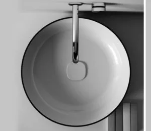 Studio Bagno Metamorfosi 1 Bench Basin - Black and White MET42450BN by Studio Bagno, a Basins for sale on Style Sourcebook