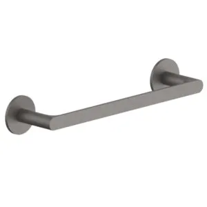 Fantini Icona 300 Hand Towel Rail - Matte Gun Metal PVD 93P5H806 by Fantini, a Bathroom Accessories for sale on Style Sourcebook