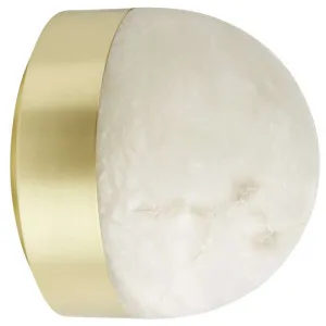 CTO Lighting Lucid 300 Flush Wall Or Ceiling Light - Alabaster and Satin Brass LUCCW3HASB by CTO Lighting, a Lighting for sale on Style Sourcebook