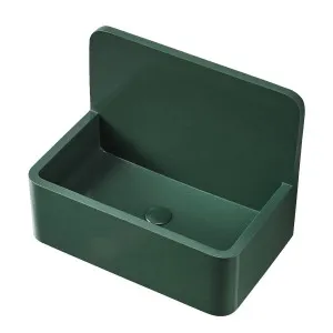 Claybrook Apollo Wall Hung Basin - Forest Green H47243-FG-01-II by Claybrook, a Basins for sale on Style Sourcebook