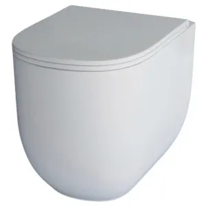 Studio Bagno Milady Wall Faced Toilet Pan - Matte White MIL002-MWPK by Studio Bagno, a Toilets & Bidets for sale on Style Sourcebook