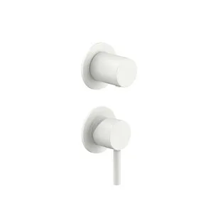 Fantini Nostromo Wall Diverter Mixer - Matte White 5029G481B-4400M585A by Fantini, a Showers for sale on Style Sourcebook