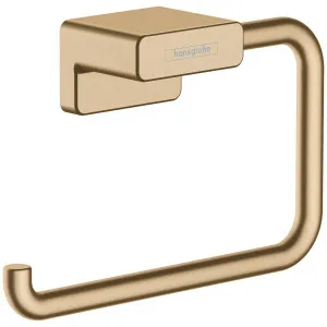 Hansgrohe Addstoris Roll Holder Brushed Bronze 41771140 by Hansgrohe, a Bathroom Accessories for sale on Style Sourcebook