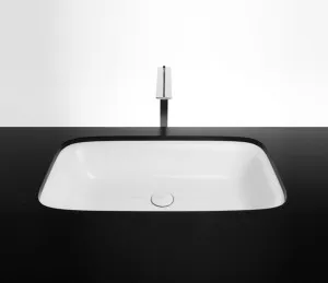 Studio Bagno Soul 3 Undercounter Basin with No Tap Hole - Gloss White SOL12 by Studio Bagno, a Basins for sale on Style Sourcebook