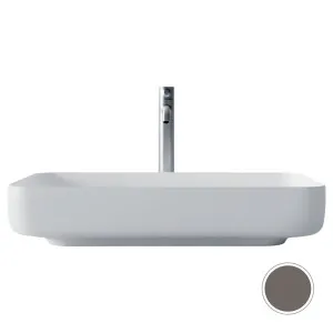 Studio Bagno Form Rectangle Bench Basin - Matte Coffee FRM60-MC FRM60MC by Studio Bagno, a Basins for sale on Style Sourcebook