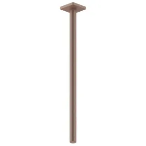 Fantini Soho 495 Ceiling Shower Arm with Square Backplate - Matte Copper PVD 86P98041F by Fantini, a Showers for sale on Style Sourcebook