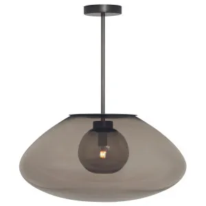 CTO Lighting Petra Large Pendant Light - Bronze and Smoked Glass PETPELBZSGSG by CTO Lighting, a Lighting for sale on Style Sourcebook