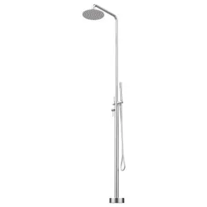 Gareth Ashton Freestanding 250mm Round Shower Head and Hand Shower Set 316 Marine Grade Stainless Steel RHS08-316 by Gareth Ashton, a Showers for sale on Style Sourcebook