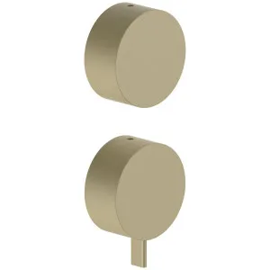 AboutWater AF/21 Wall Diverter Mixer - Matte British Gold PVD 27P6A785B-4400A785A by AboutWater, a Showers for sale on Style Sourcebook