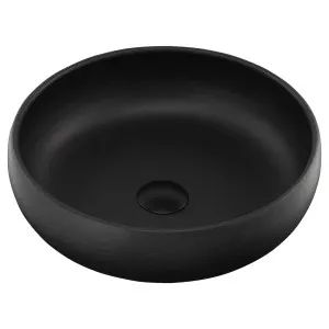 Terzofoco By Oliveri Curved Countertop Basin - Matte Black TZ0301MB by Terzofoco by Oliveri, a Basins for sale on Style Sourcebook