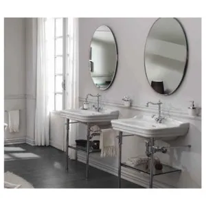 Studio Bagno Impero 100 Console Basin with 1 Tap Hole - Gloss White IMP100CON-1 IMP100CON1 by Studio Bagno, a Vanities for sale on Style Sourcebook
