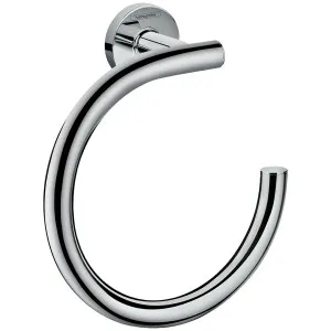 Hansgrohe Logis Universal Towel Ring Chrome 41724000 by Hansgrohe, a Bathroom Accessories for sale on Style Sourcebook