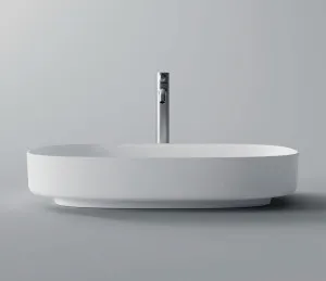 Studio Bagno Form Oval Bench Basin - Matte White FRM65-MW by Studio Bagno, a Basins for sale on Style Sourcebook