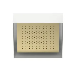 Fantini Acquafit Square Ceiling Shower with Frame - Gold Plus 7901K002 by Fantini, a Showers for sale on Style Sourcebook