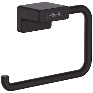 Hansgrohe Addstoris Roll Holder Matte Black 41771670 by Hansgrohe, a Bathroom Accessories for sale on Style Sourcebook