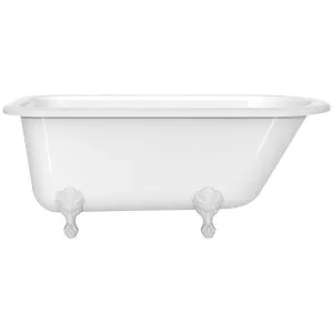 Victoria + Albert Hampshire 1500 Clawfoot Freestanding Bath - Gloss White with Quarrycast White Feet HA1NSWNOFTHAMSW by Victoria + Albert, a Bathtubs for sale on Style Sourcebook