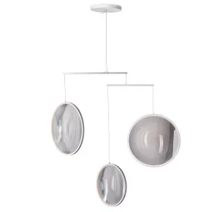 DCW Editions Focus X3 Pendant Light - White FOCUSLED3PWHT by DCW Editions, a Lighting for sale on Style Sourcebook
