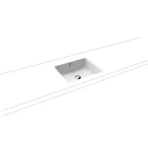 Kaldewei Puro 460mm Undercounter Washbasin with Overflow - Matte White 01-3159-0711 by Kaldewei, a Basins for sale on Style Sourcebook