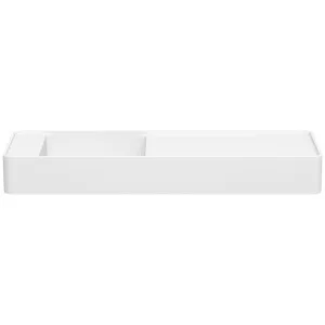 Omvivo MOD Compact 900 Wall Hung Basin 1TH Matte White MOVSS900LHB-1TH by Omvivo, a Basins for sale on Style Sourcebook