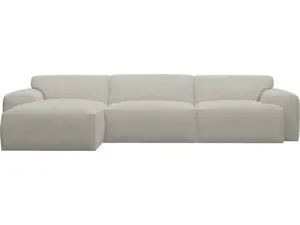 Copenhagen California Ivory Chaise Sofa - 3 Seater by James Lane, a Sofas for sale on Style Sourcebook