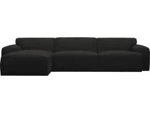 Copenhagen California Charcoal Chaise Sofa - 3 Seater by James Lane, a Sofas for sale on Style Sourcebook