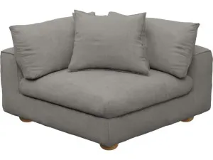 Tully Isla Soft Grey Corner Sofa Chair Module by James Lane, a Sofas for sale on Style Sourcebook