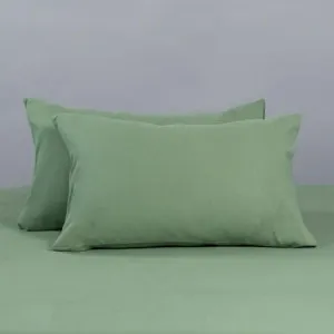 Pillowcase Pair - Cotton, Stone - Canningvale by Canningvale_Sereno, a Sheets for sale on Style Sourcebook
