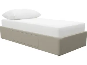 Zenith Kids 1 Storage Drawer Bed Base Plaza Natural  by James Lane, a Beds & Bed Frames for sale on Style Sourcebook