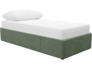 Zenith Kids 1 Storage Drawer Bed Base Tribute Dark Jade  by James Lane, a Beds & Bed Frames for sale on Style Sourcebook