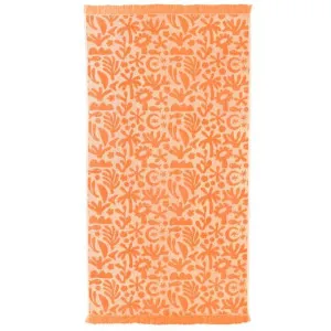 Bambury HiLo Holiday-Peach Beach Towel by null, a Outdoor Accessories for sale on Style Sourcebook