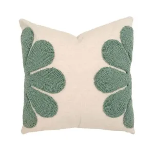 Bambury Florian Eucalyptus Square Cushion by null, a Cushions, Decorative Pillows for sale on Style Sourcebook