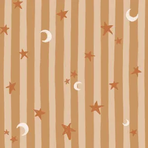 Wish Upon a Star Warm Brown Wallpaper by Urban Road, a Wallpaper for sale on Style Sourcebook