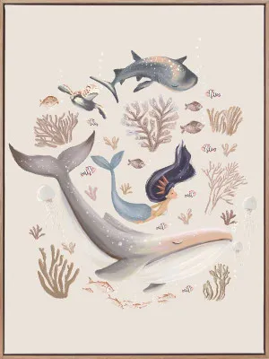 Tide Pool Tails Canvas Art Print by Urban Road, a Prints for sale on Style Sourcebook
