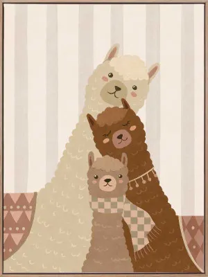 Woolly Llamas Canvas Art Print by Urban Road, a Prints for sale on Style Sourcebook