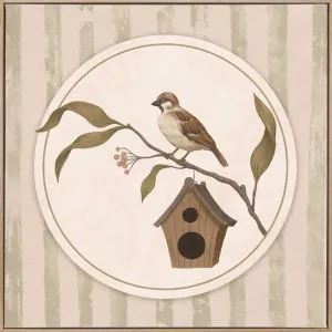 Birdhouse Tales Canvas Art Print by Urban Road, a Prints for sale on Style Sourcebook