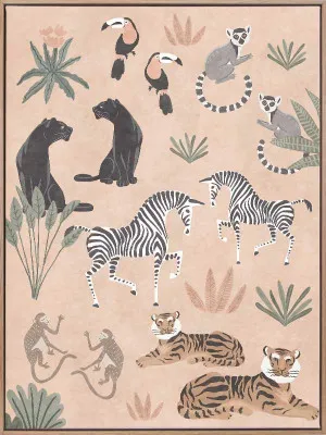 The Jungle Tails Canvas Art Print by Urban Road, a Prints for sale on Style Sourcebook