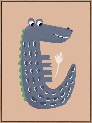 The Friendliest Croc Canvas Art Print by Urban Road, a Prints for sale on Style Sourcebook