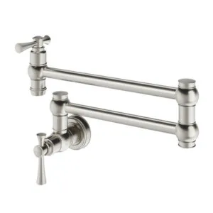 Cromford Pot Filler Lead Free In Brushed Nickel By Phoenix by PHOENIX, a Kitchen Taps & Mixers for sale on Style Sourcebook