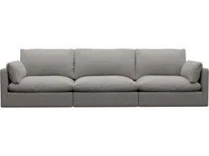 Willow Boucle Pumice Modular Sofa - 3 Seater by James Lane, a Sofas for sale on Style Sourcebook