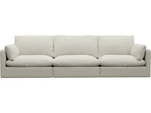Willow Boucle Ivory Modular Sofa - 3 Seater by James Lane, a Sofas for sale on Style Sourcebook