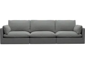 Willow Maya Flint Modular Sofa - 3 Seater by James Lane, a Sofas for sale on Style Sourcebook