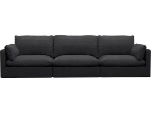 Willow Plaza Flint Grey Modular Sofa - 3 Seater by James Lane, a Sofas for sale on Style Sourcebook