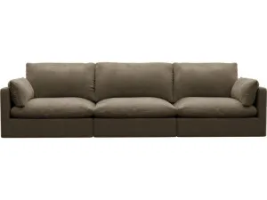 Willow Tribute Walnut Modular Sofa - 3 Seater by James Lane, a Sofas for sale on Style Sourcebook