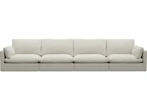 Willow Boucle Ivory Modular Sofa - 4 Seater by James Lane, a Sofas for sale on Style Sourcebook