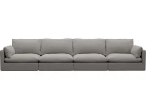 Willow Boucle Pumice Modular Sofa - 4 Seater by James Lane, a Sofas for sale on Style Sourcebook