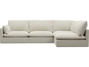 Willow Muse Flax Corner Sofa - 4 Seater RAF Terminal by James Lane, a Sofas for sale on Style Sourcebook